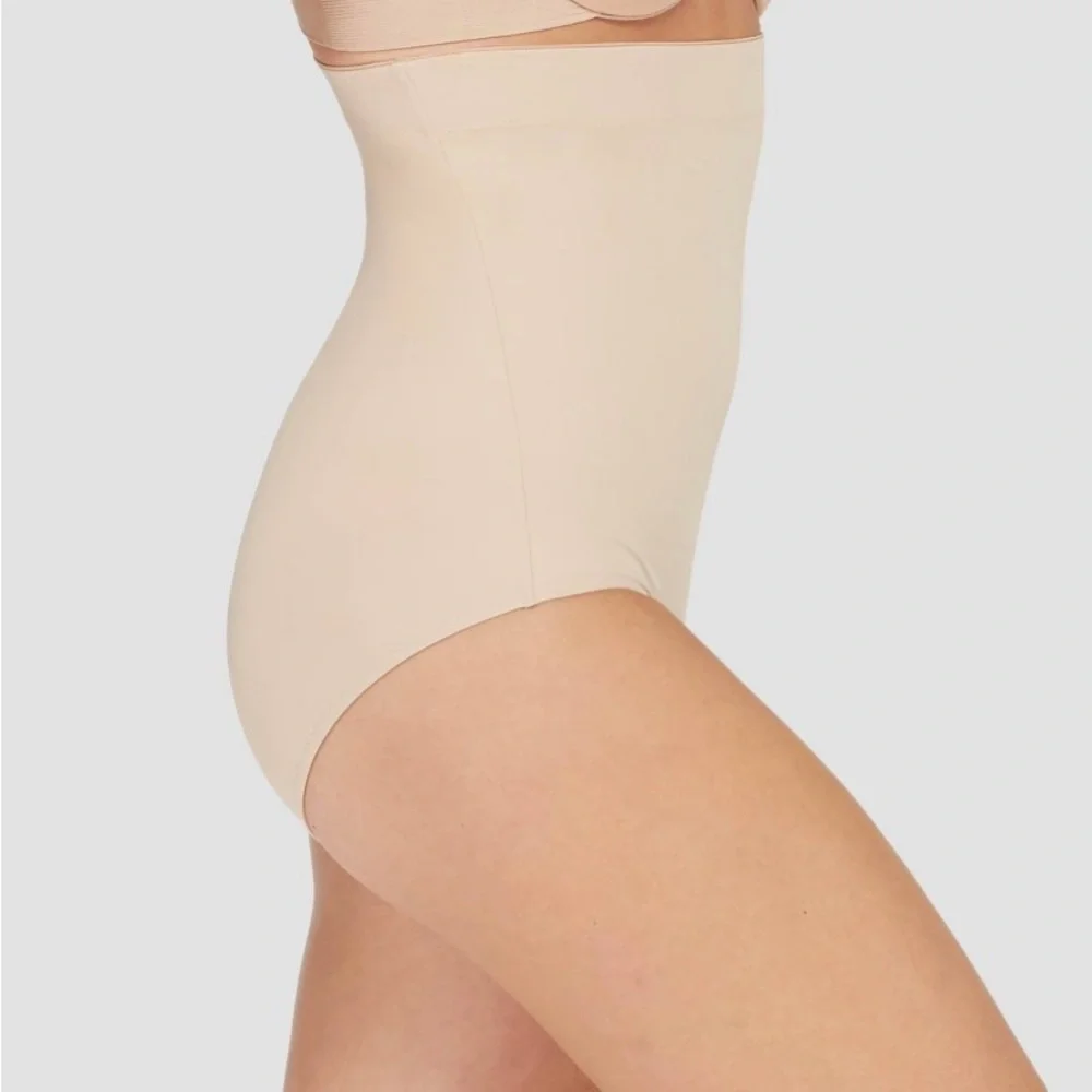 Assets by Spanx High-Waist Shaping Briefs in Nude